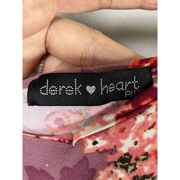 Retro Floral  Dress 2X Black Boho Western Classic Chic Preppy Cottagecore 80s - Picture 9 of 11